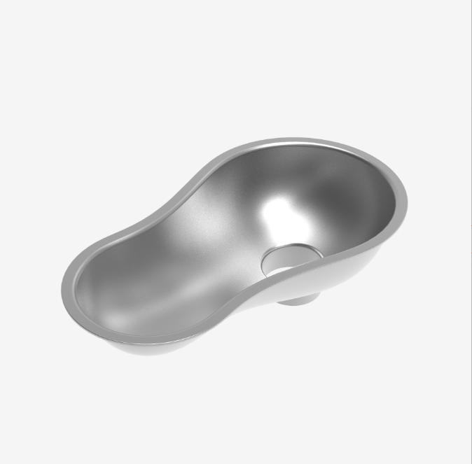 GN12 Custom 304 Stainless Steel Bedpan Small Size