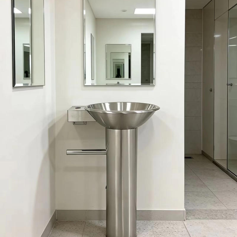 G-ZY026 Floor-standing 304 Stainless Steel Hand Wash Basin