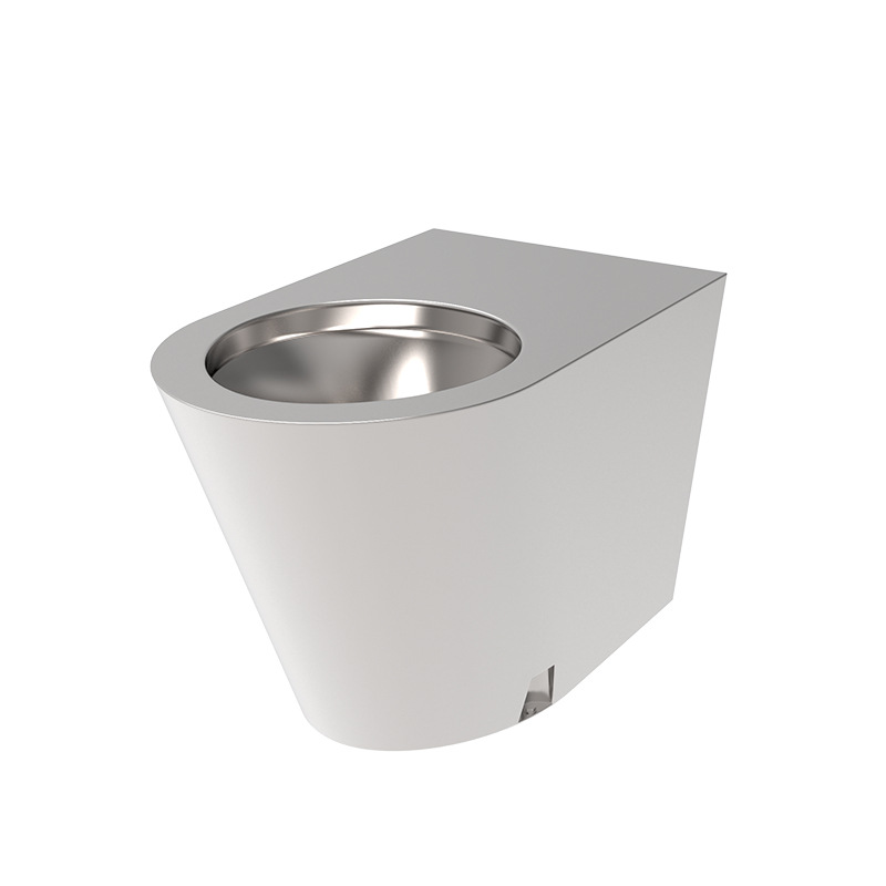 GN33 304 Wall-mounted 304 Stainless Steel Toilet 
