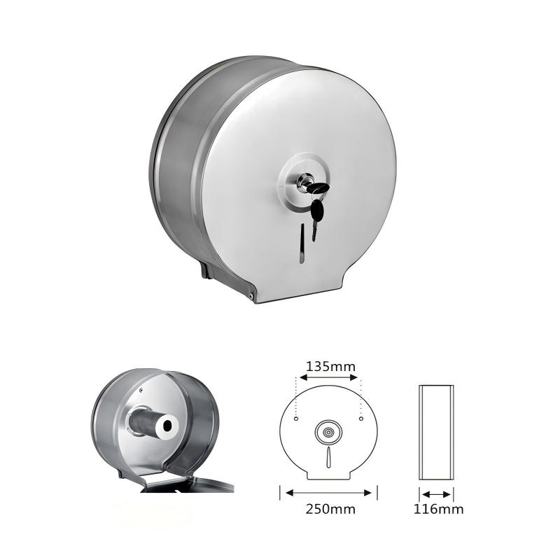 GN-Y36 Stainless Steel Jumbo Toilet Paper Dispenser